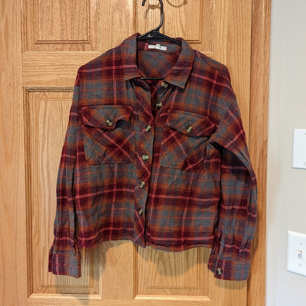 Maurices Cropped Flannel | S